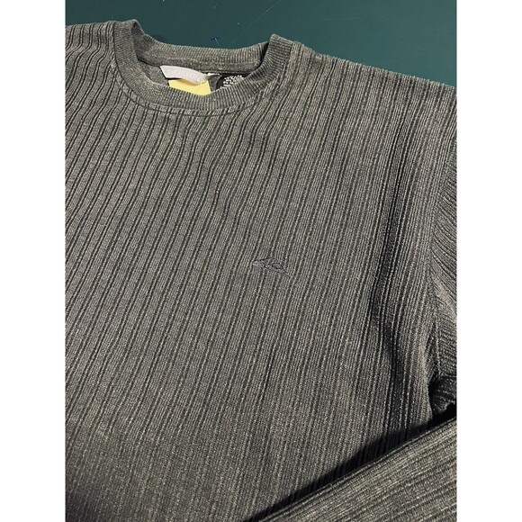 Quiksilver Long Sleeve Crew Neck Heavyweight Shirt XL Gray Skater Grunge Surfer - Picture 1 of 7